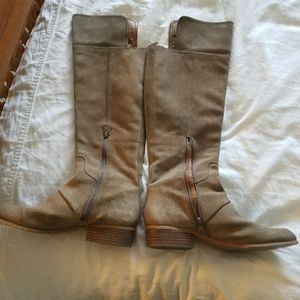 Nine West over the knee suede boots